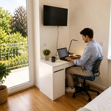 55 Bonnevoie Sud - 02 - Shared Kitchen شقة